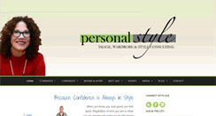 Desktop Screenshot of personalstyleconsulting.com