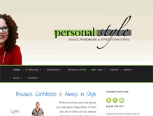 Tablet Screenshot of personalstyleconsulting.com